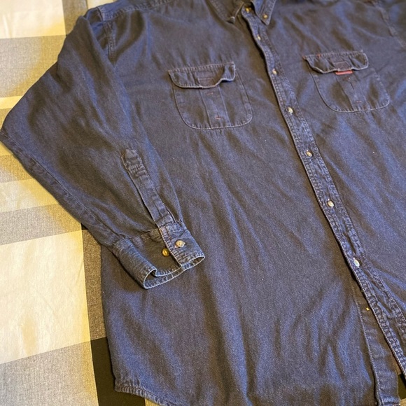 FALCON BAY men’s long sleeve purple shirt/ 1X - Picture 9 of 10